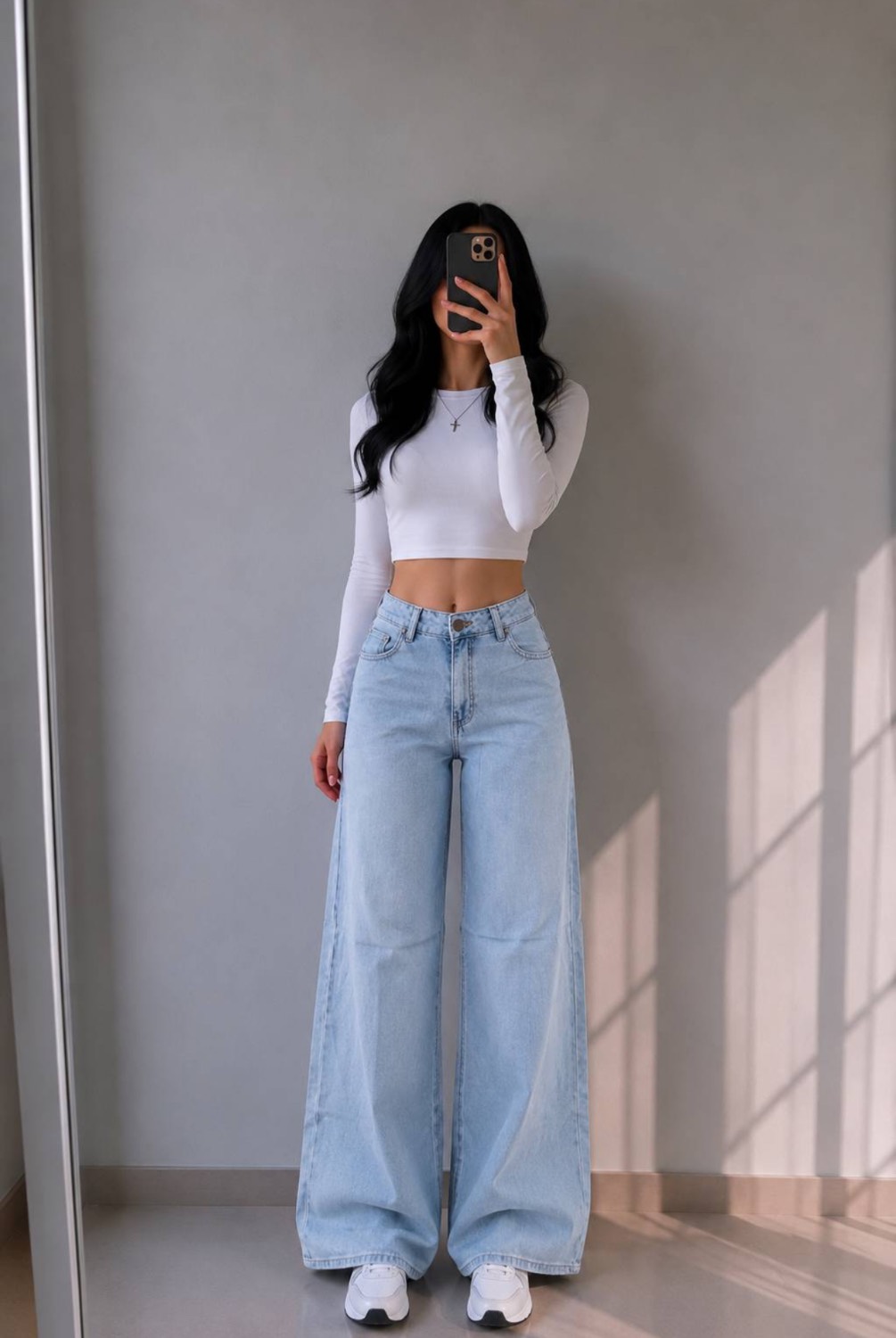      cortefiel Collection — Wide Leg Denim   