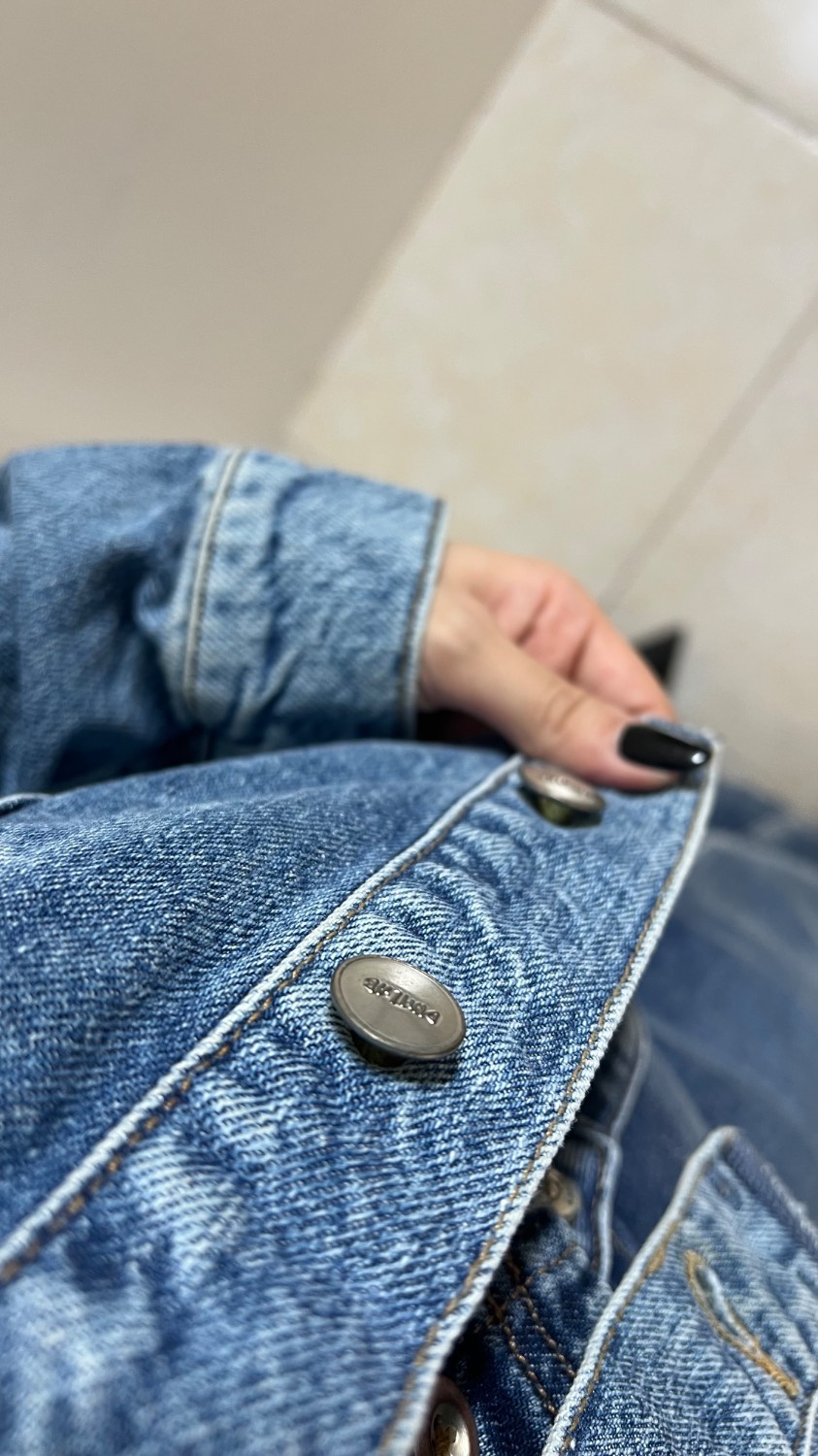 کراپ کت جین باکسی  MAHVAN | BERSHKA | Premium Denim