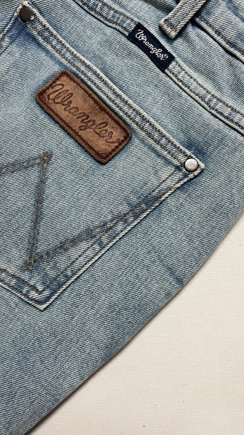 شلوار جین بوتکات یخی برندwrangler
