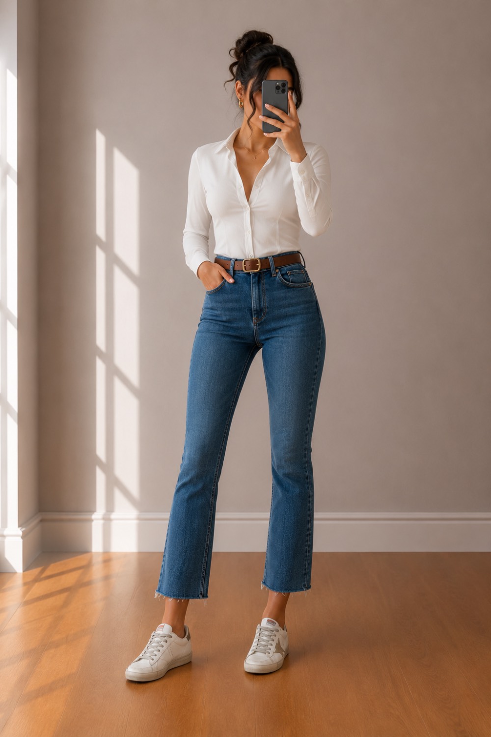 zara crop flare-شلوارجین کراپ فلر زارا 