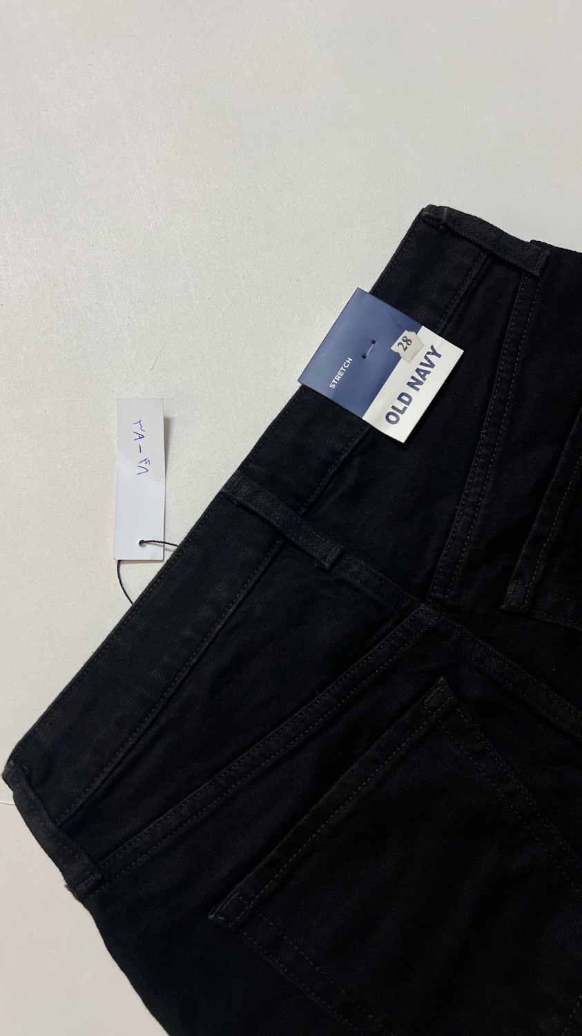 mahvan oldmoney collection-شلوار استریت کات مشکی-old navy